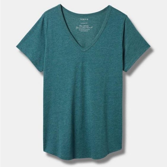 Torrid girlfriend signature Jersey V-Neck tee - Picture 1 of 6